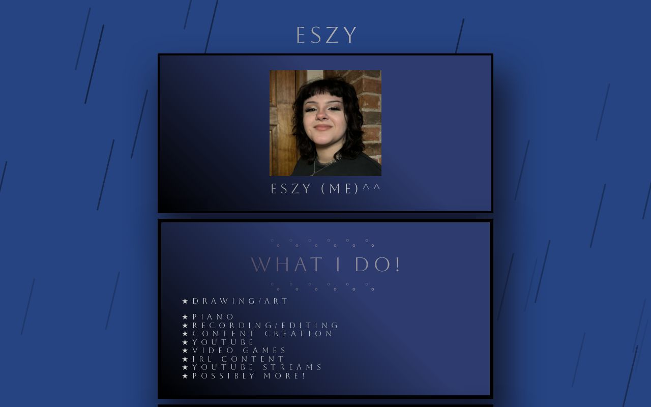 Carrd profile picture for @eszy